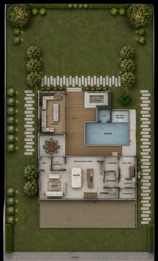 Casa Reverso — planta 1